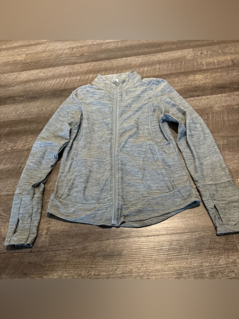 Glyder Heathered Grey Journey Full Zip Up Jacket